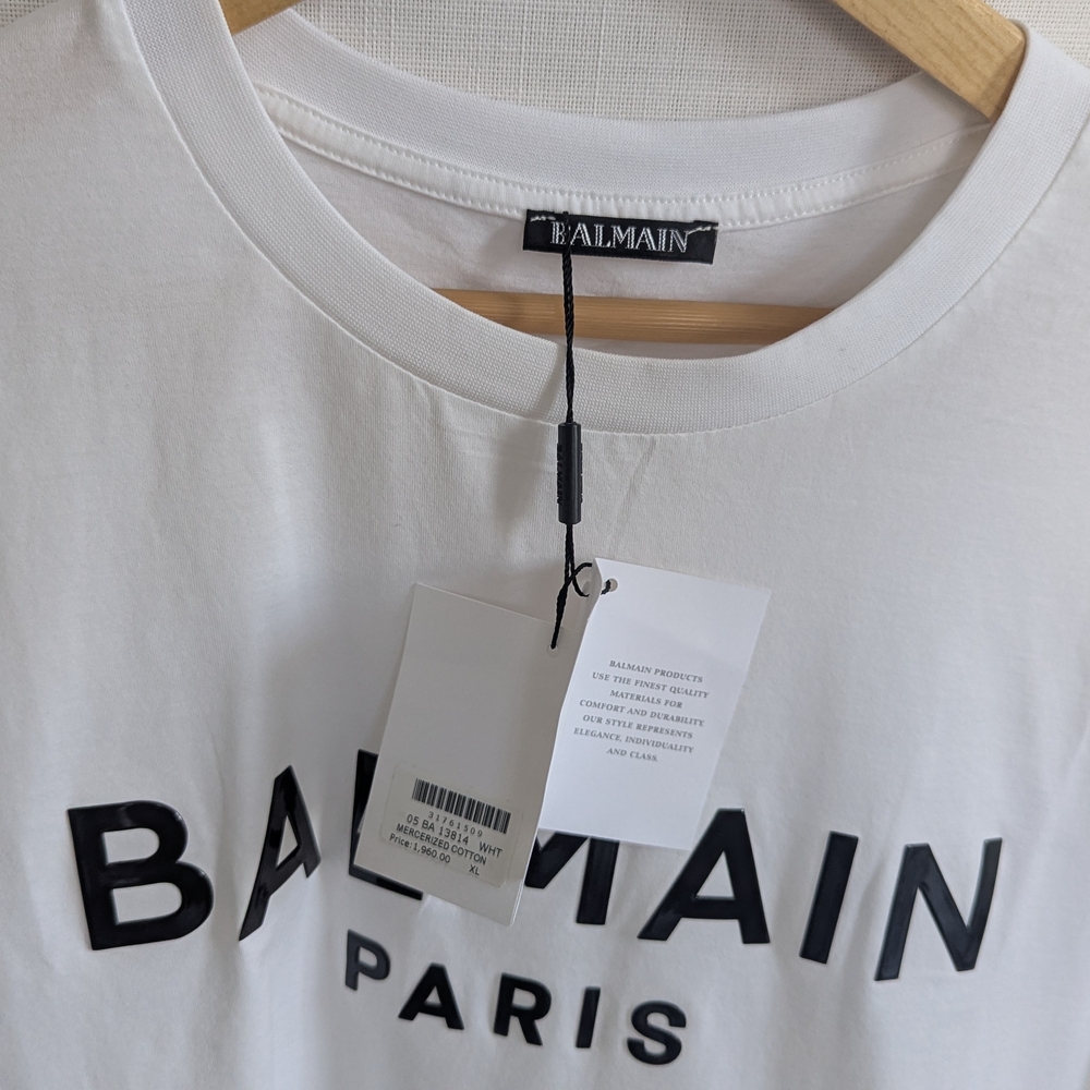 Balmain White T-Shirt